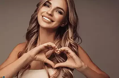 Young happy woman